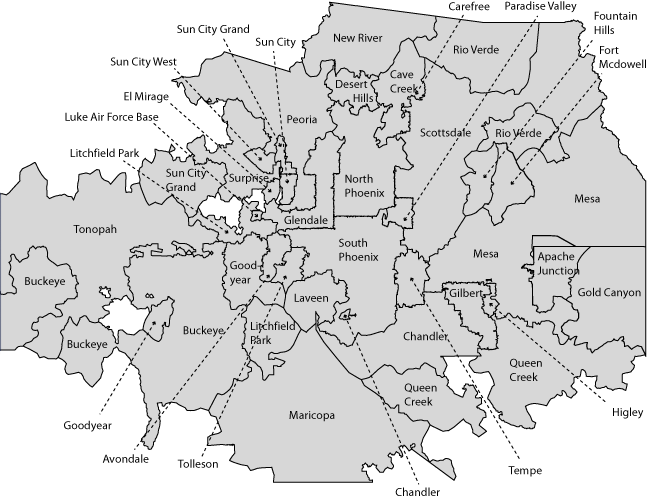 Mesa map