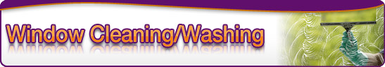window cleaning/washing